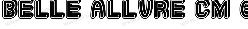 Belle Allure CM Gro字体转换